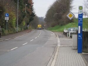 Die einzige Straßenverbindung nach UG